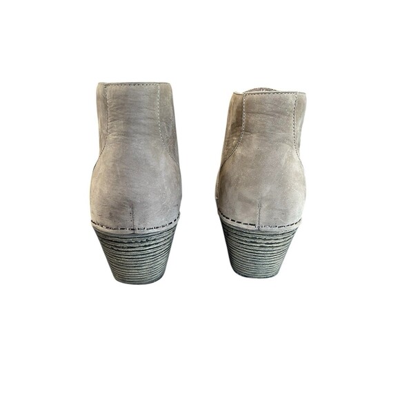 Dansko 'Meena' Lace-Up Bootie Ankle Leather Size 41 US 11/11.5 Tan EUC Suede - Picture 5 of 13